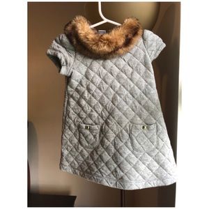 Janie and Jack fur dress